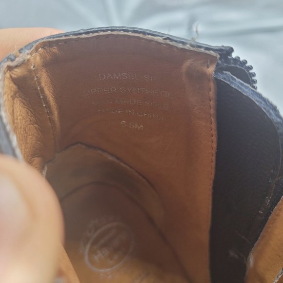 Jeffrey Campbell Damsel Spike Platform Wedge Black Ankle Boots - Picture 9 of 9